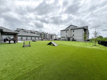 a large lawn with a ramp in the middle of it at The Depot, Missouri, 64083